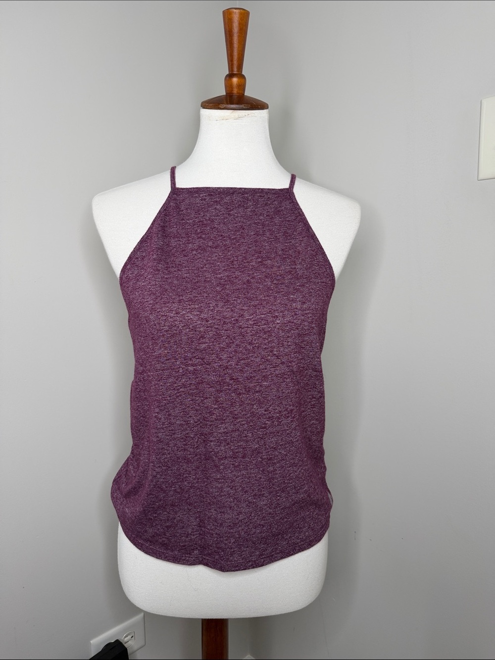 Victoria’s secret Open Back Heathered Purple Tank Top